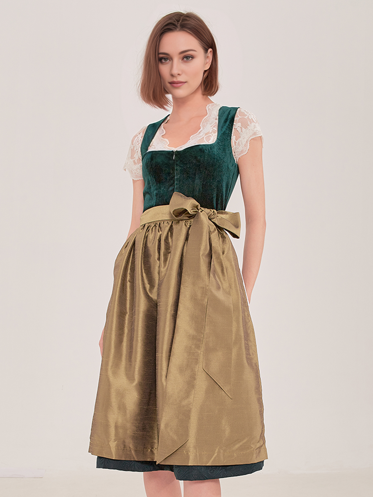 Dirndl in Grün – Tradition trifft auf Luxus