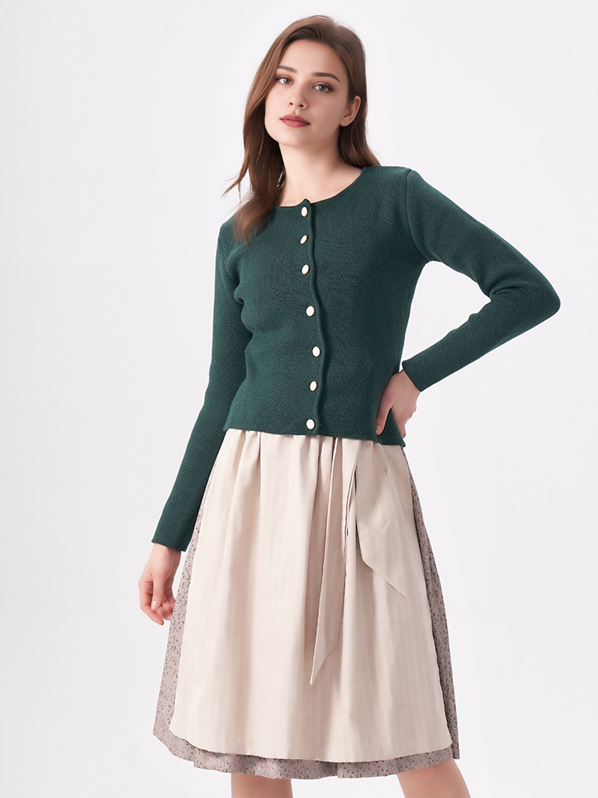 Elegantes Dirndl in Grün