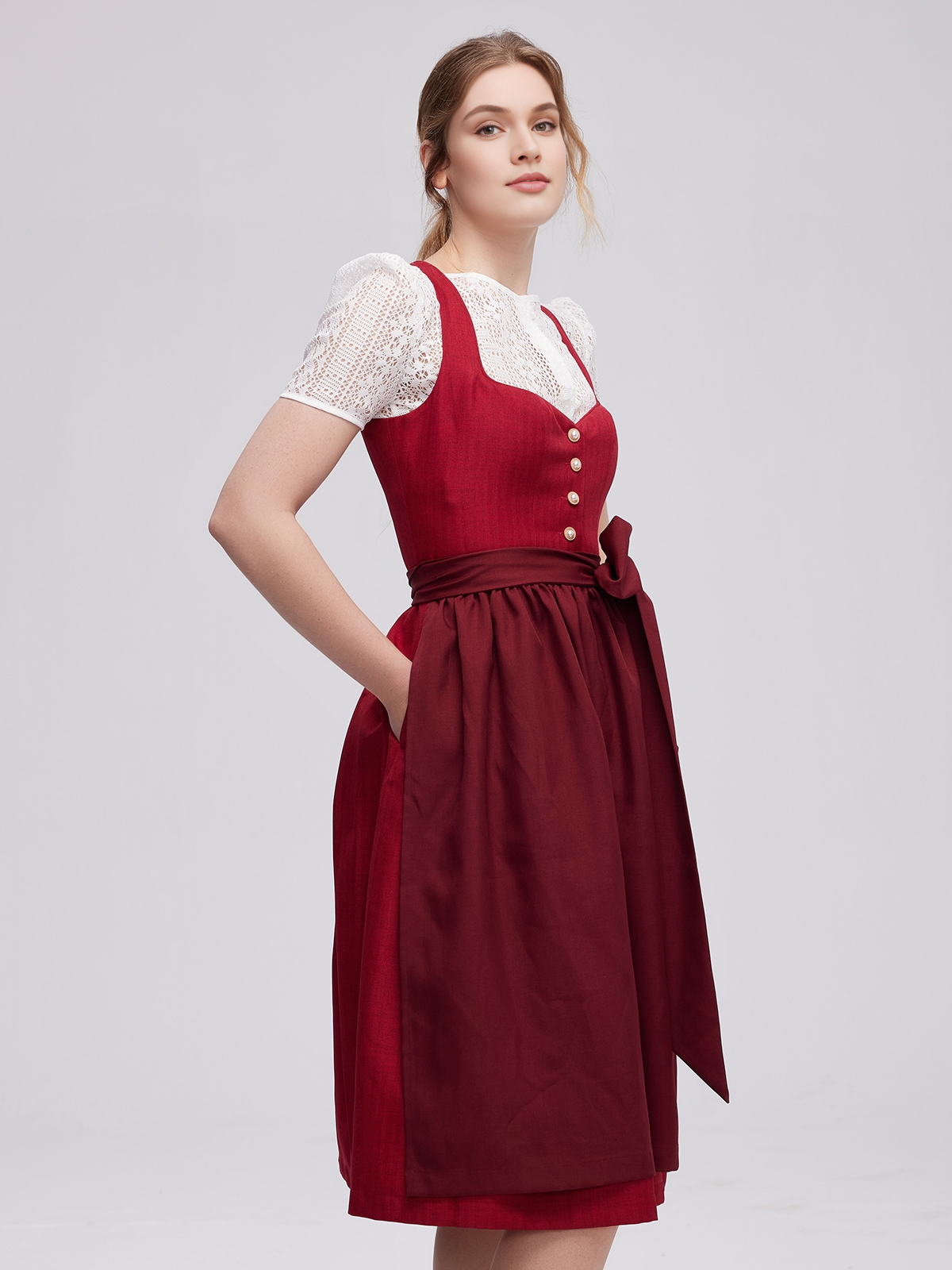 Elegantes Dirndl in Grün