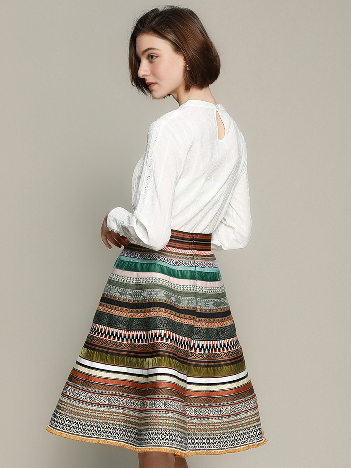 Dirndl-Bluse in Weiß