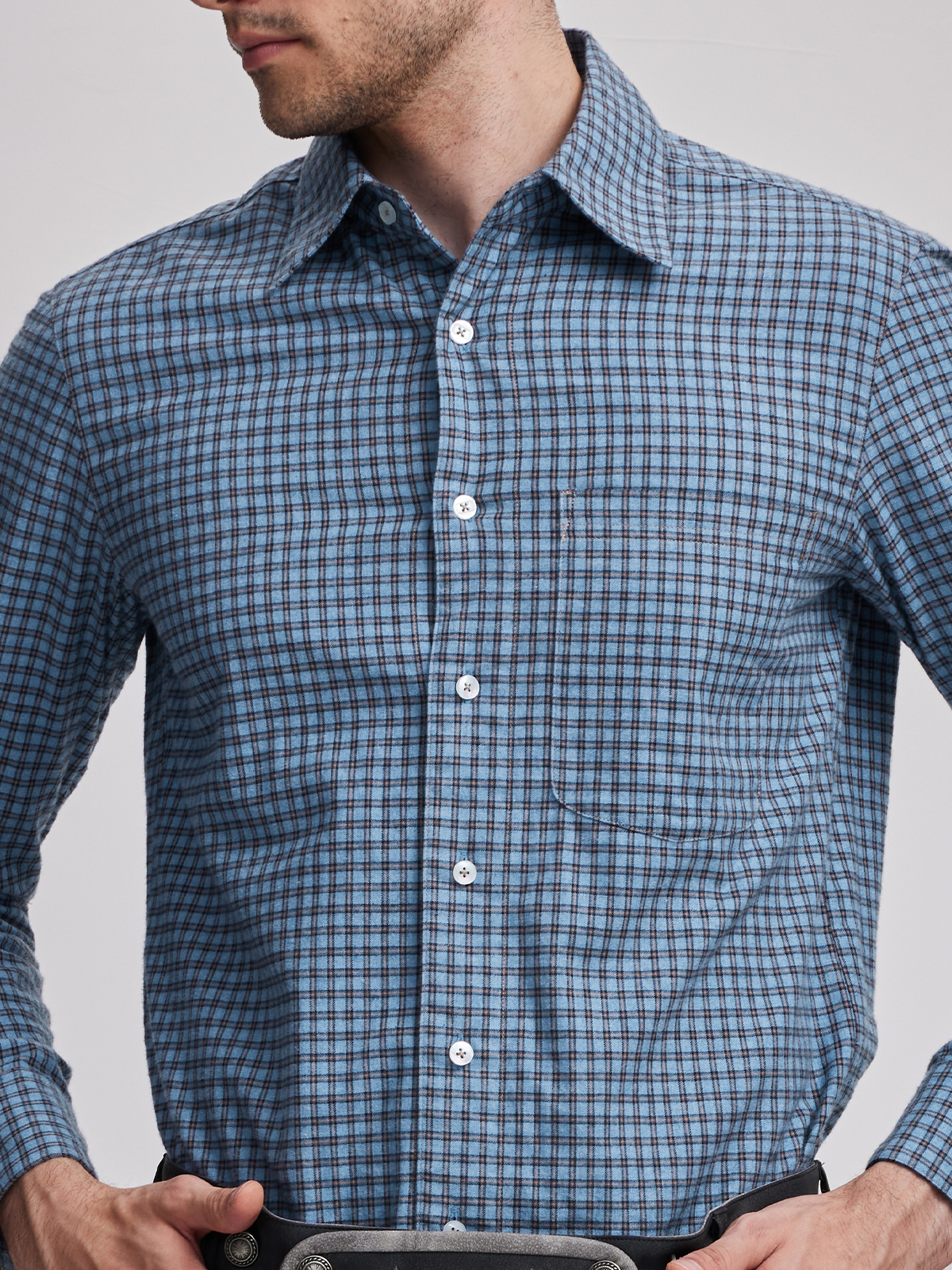 Stilvolles Mini Dirndl in Blau