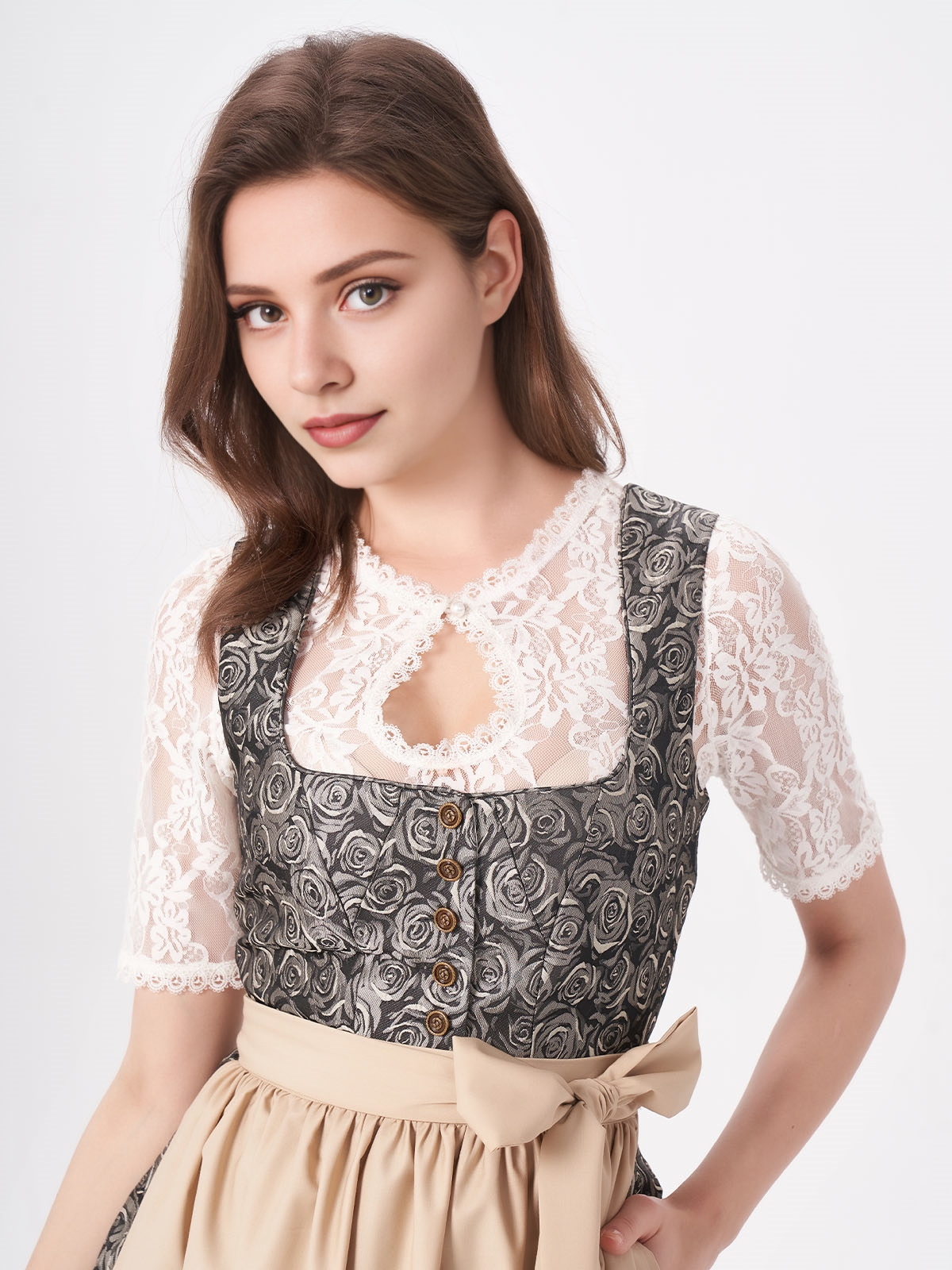 Modernes Dirndl in Gelb – Ein Blickfang auf jedem Fest