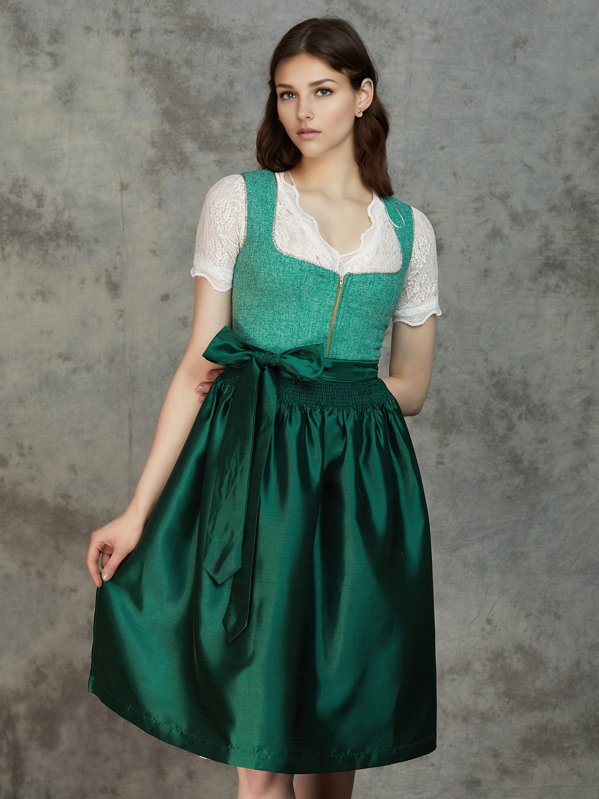 Dirndl in Blau – zeitlos elegant