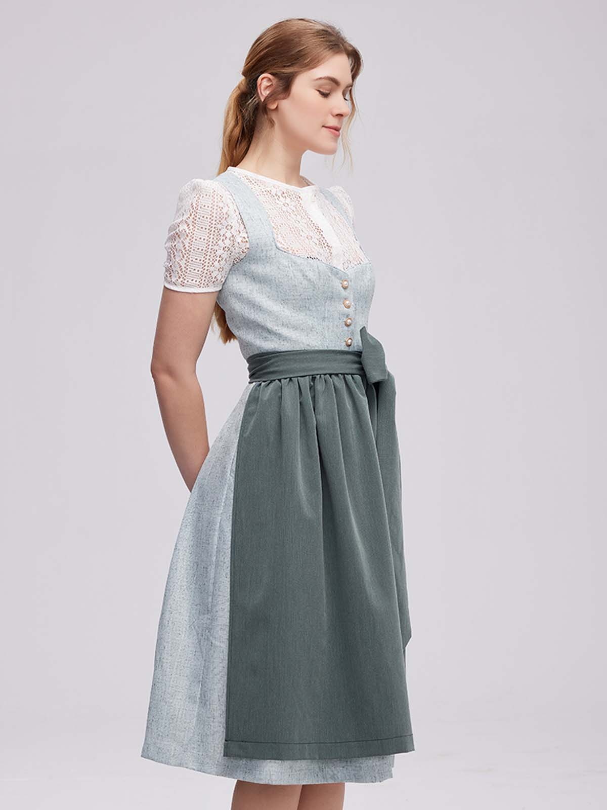 Modernes Dirndl in Grün