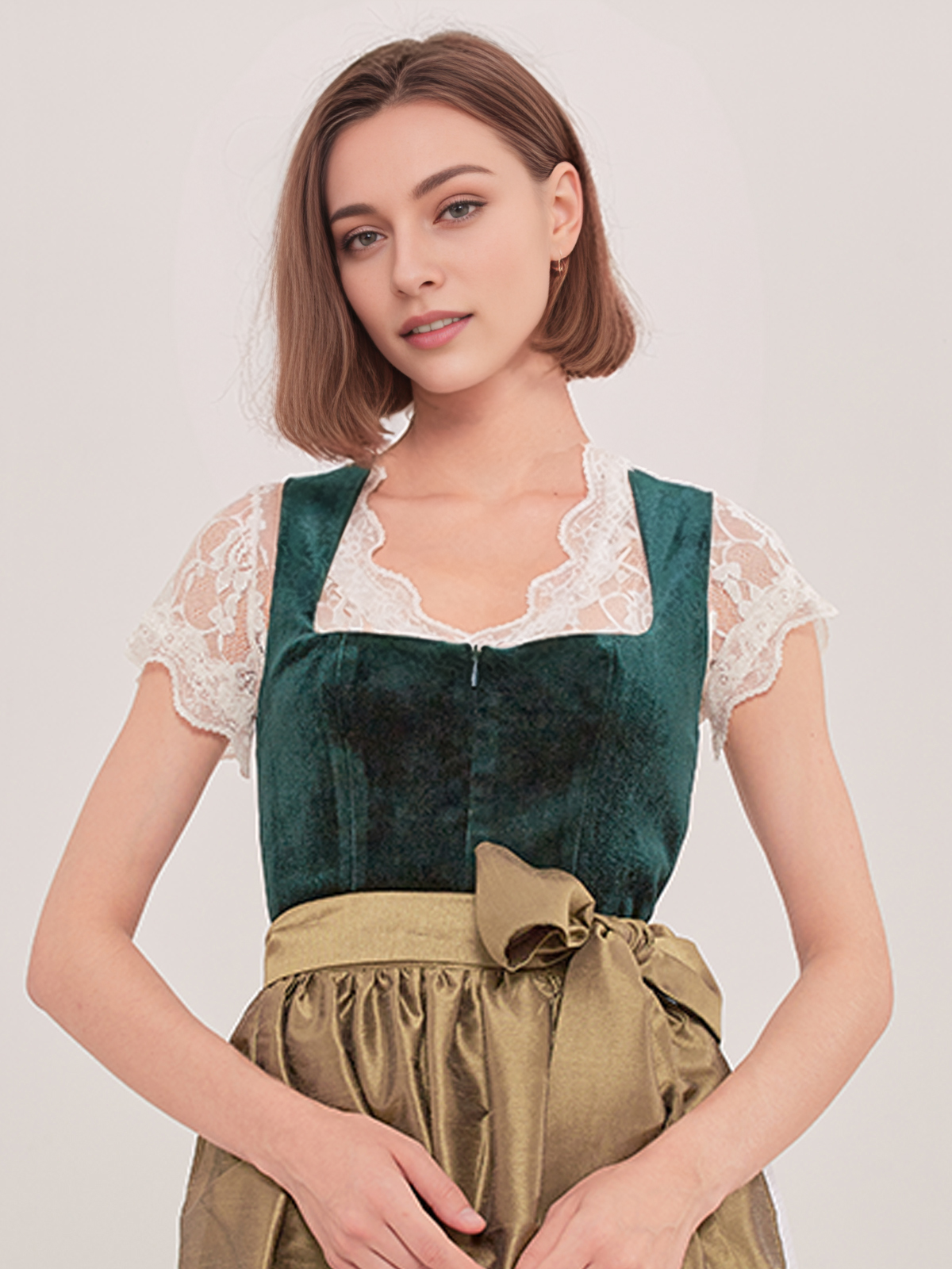 Dirndl in Grün – perfekt für Naturliebhaberinnen